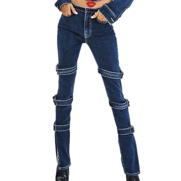 Cotton Citizen Belted Leg Jeans New Size 25 - Picture 1 of 9
